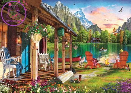 TREFL Puzzle Chata v horách 500 dílků