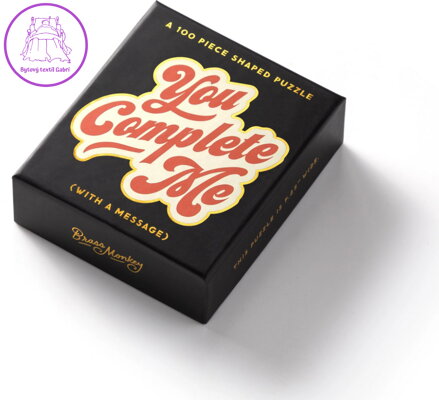 GALISON Tvarové puzzle You Complete Me 100 dílků