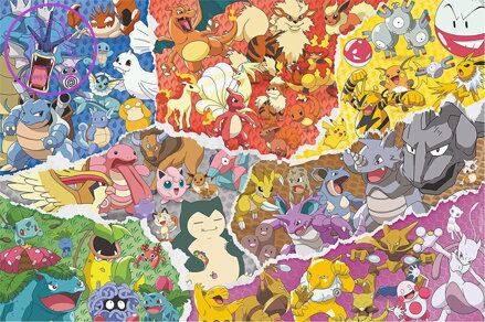 RAVENSBURGER Puzzle Pokémon Allstars 5000 dílků