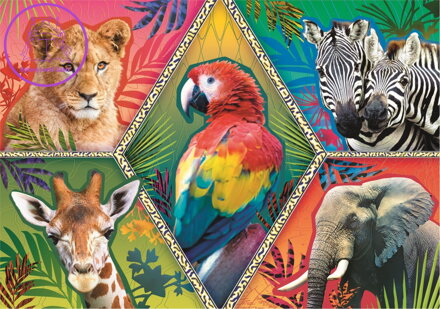 TREFL Puzzle Animal Planet: Exotická zvířata 1000 dílků