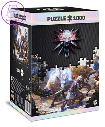 GOOD LOOT Puzzle Witcher - Geralt & Triss in Battle 1000 dílků