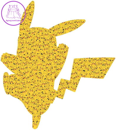 RAVENSBURGER Tvarové puzzle Pokémon Pikachu 727 dílků