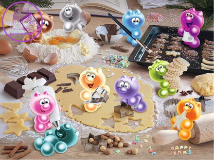 RAVENSBURGER Puzzle Gelini: Vánoční pekárna 1500 dílků