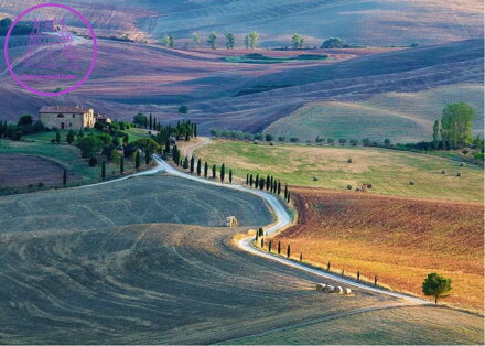 RAVENSBURGER Puzzle Farma Terrapille, Pienza, Siena, Toskánsko 1000 dílků