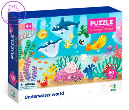 DODO Puzzle Zvířata: Podvodní svět 60 dílků