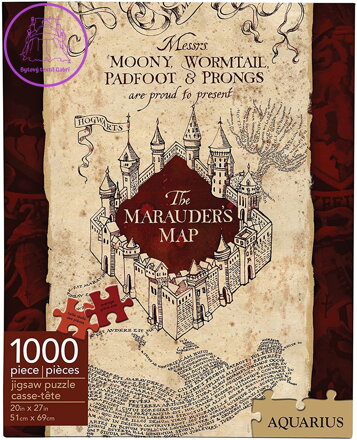 AQUARIUS Puzzle Harry Potter: Pobertův plánek 1000 dílků