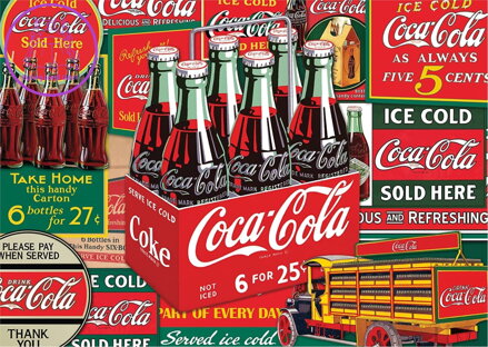 SCHMIDT Puzzle Coca Cola Klasika 1000 dílků