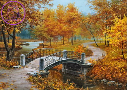 CHERRY PAZZI Puzzle Podzim ve starém parku 1000 dílků