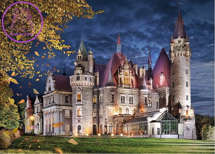 CHERRY PAZZI Puzzle Zámek Mošna 1000 dílků