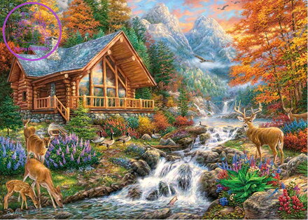 CHERRY PAZZI Puzzle Klid vysoko v horách 1000 dílků