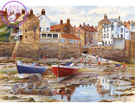 GIBSONS Puzzle Robin Hood's Bay, North Yorkshire 1000 dílků