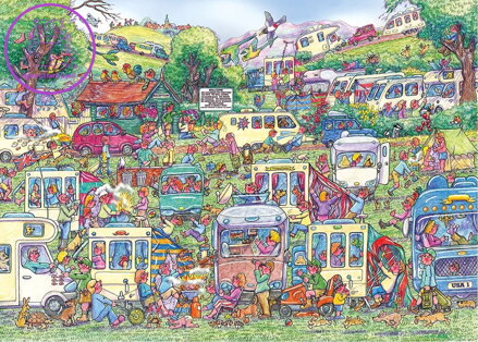 GIBSONS Puzzle Chaos karavanů 1000 dílků