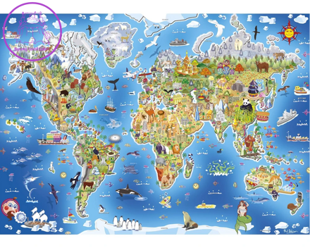 GIBSONS Vzdělávací puzzle Náš svět 250 dílků