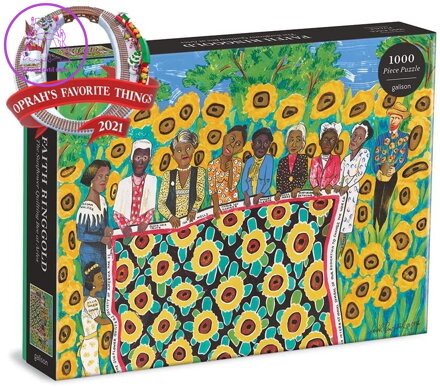 GALISON Puzzle Sunflower Quilting Bee v Arles 1000 dílků