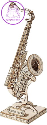 ROBOTIME Rolife 3D dřevěné puzzle Saxofon 136 dílků