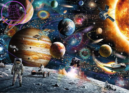 RAVENSBURGER Puzzle Astronaut ve vesmíru 60 dílků