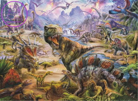 RAVENSBURGER Puzzle Dinosauři XXL 300 dílků