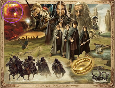 RAVENSBURGER Puzzle Pán prstenů: Společenstvo prstenu 2000 dílků