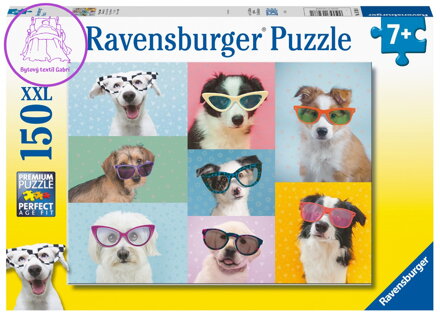 RAVENSBURGER Puzzle Legrační psi XXL 150 dílků