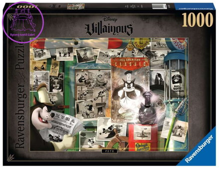 RAVENSBURGER Puzzle Disney Villainous: Pete 1000 dílků