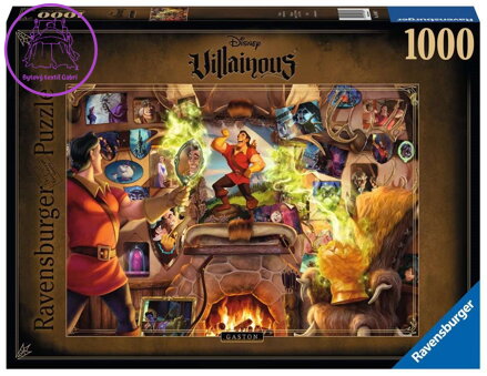 RAVENSBURGER Puzzle Disney Villainous: Gaston 1000 dílků