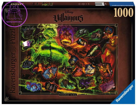 RAVENSBURGER Puzzle Disney Villainous: Horned King 1000 dílků
