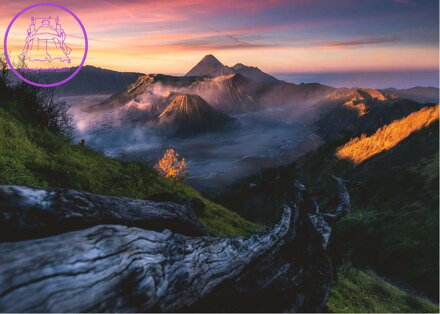 RAVENSBURGER Puzzle Nádherné ostrovy: Hora Bromo, Jáva 1000 dílků