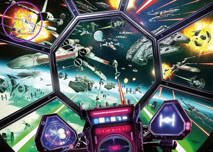 RAVENSBURGER Puzzle Star Wars: TIE Fighter Kokpit 1000 dílků