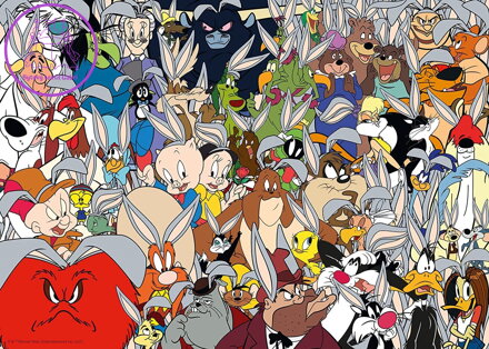 RAVENSBURGER Puzzle Challenge: Looney Tunes 1000 dílků