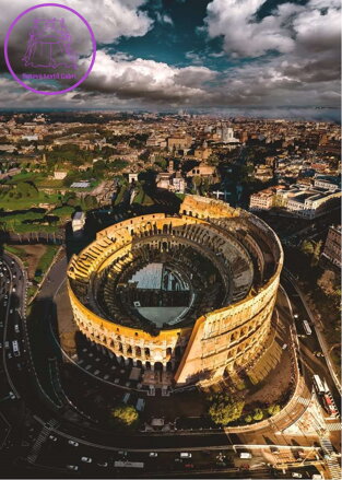 RAVENSBURGER Puzzle Koloseum v Římě 1000 dílků