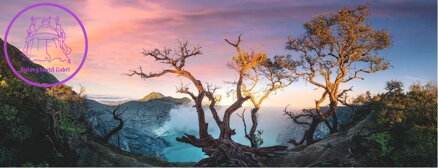 RAVENSBURGER Panoramatické puzzle Sirnaté jezero na hoře Ijen, Jáva 1000 dílků