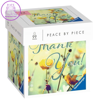 RAVENSBURGER Puzzle Peace by Piece: Thank you 99 dílků