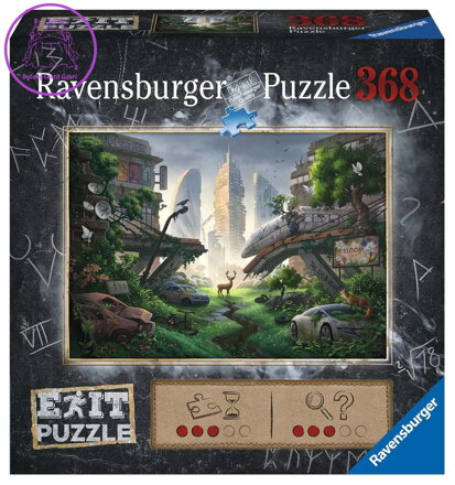 RAVENSBURGER Únikové EXIT puzzle Apokalypsa 368 dílků