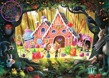 RAVENSBURGER Puzzle Jeníček a Mařenka (Perníková chaloupka) 1000 dílků
