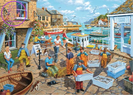 RAVENSBURGER Puzzle Rybářský život 1000 dílků