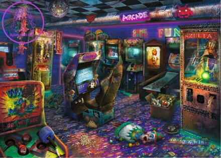 RAVENSBURGER Puzzle Opuštěná místa: Zapomenutá herna 1000 dílků