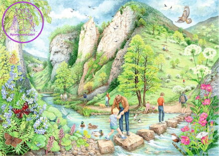 RAVENSBURGER Puzzle Procházky č.2: Dovedale 1000 dílků
