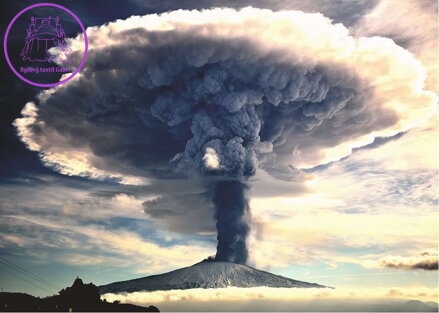 RAVENSBURGER Puzzle Sopka Etna, Sicílie 1000 dílků