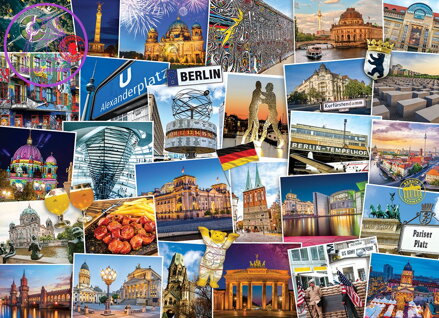 EUROGRAPHICS Puzzle Světoběžník - Berlín 1000 dílků