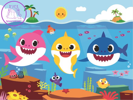 TREFL Puzzle Baby Shark: Podmořský svět žraloků 30 dílků