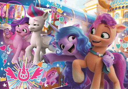 CLEMENTONI Puzzle My Little Pony tančí MAXI 104 dílků