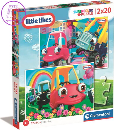 CLEMENTONI Puzzle Little Tikes 2x20 dílků