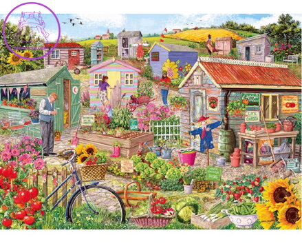 GIBSONS Puzzle Život na zahrádce 1000 dílků