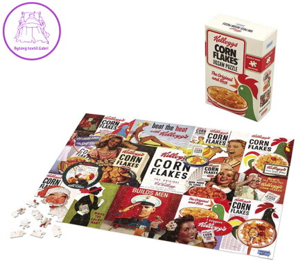 GIBSONS Oboustranné puzzle Kellogg’s Cornflakes 500 dílků