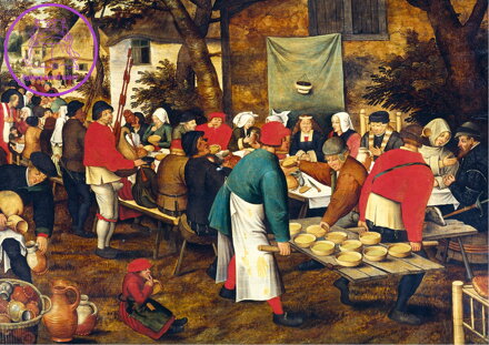 GRAFIKA Puzzle Venkovská svatba 2000 dílků