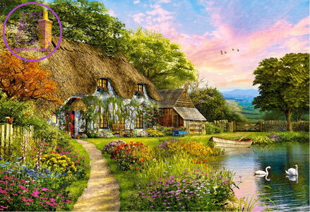 CASTORLAND Puzzle Venkovská chaloupka 1500 dílků
