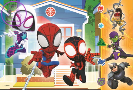 TREFL Puzzle Ve světě Spideyho 60 dílků