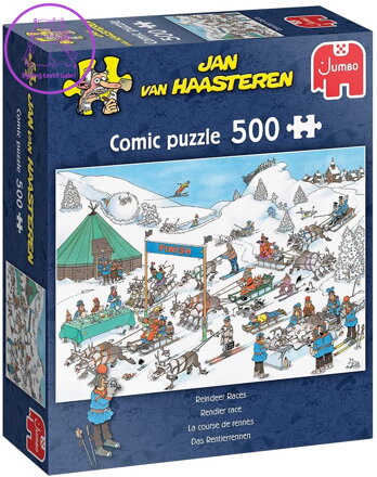 JUMBO Puzzle JvH Závody sobích spřežení 500 dílků