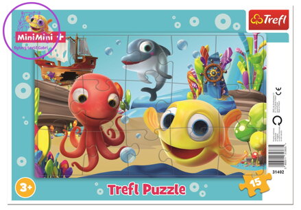 TREFL Puzzle Rybka MiniMini 15 dílků
