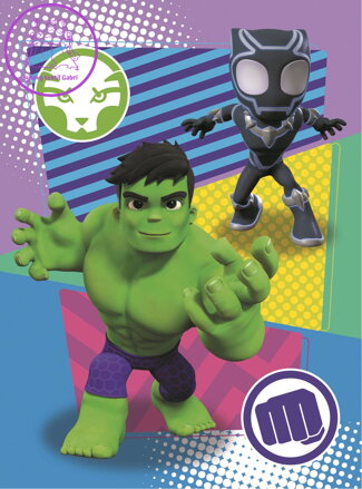 TREFL Puzzle Amazing Spidey: Hulk a Black Panther 20 dílků